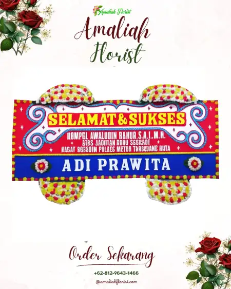 Papan Bunga Ucapan Selamat Peresak