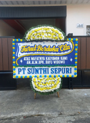Papan Bunga Duka di Peresak